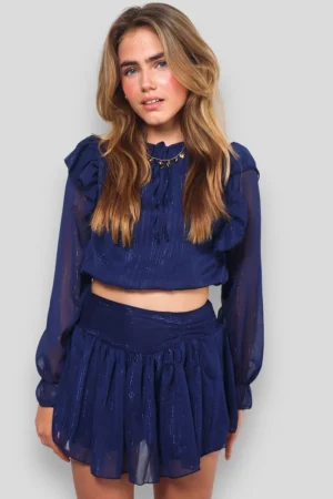 Meet Me There Hauts*Blouse "Bliss" Marine