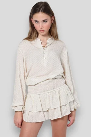Meet Me There Hauts*Chemisier "Paris" Beige