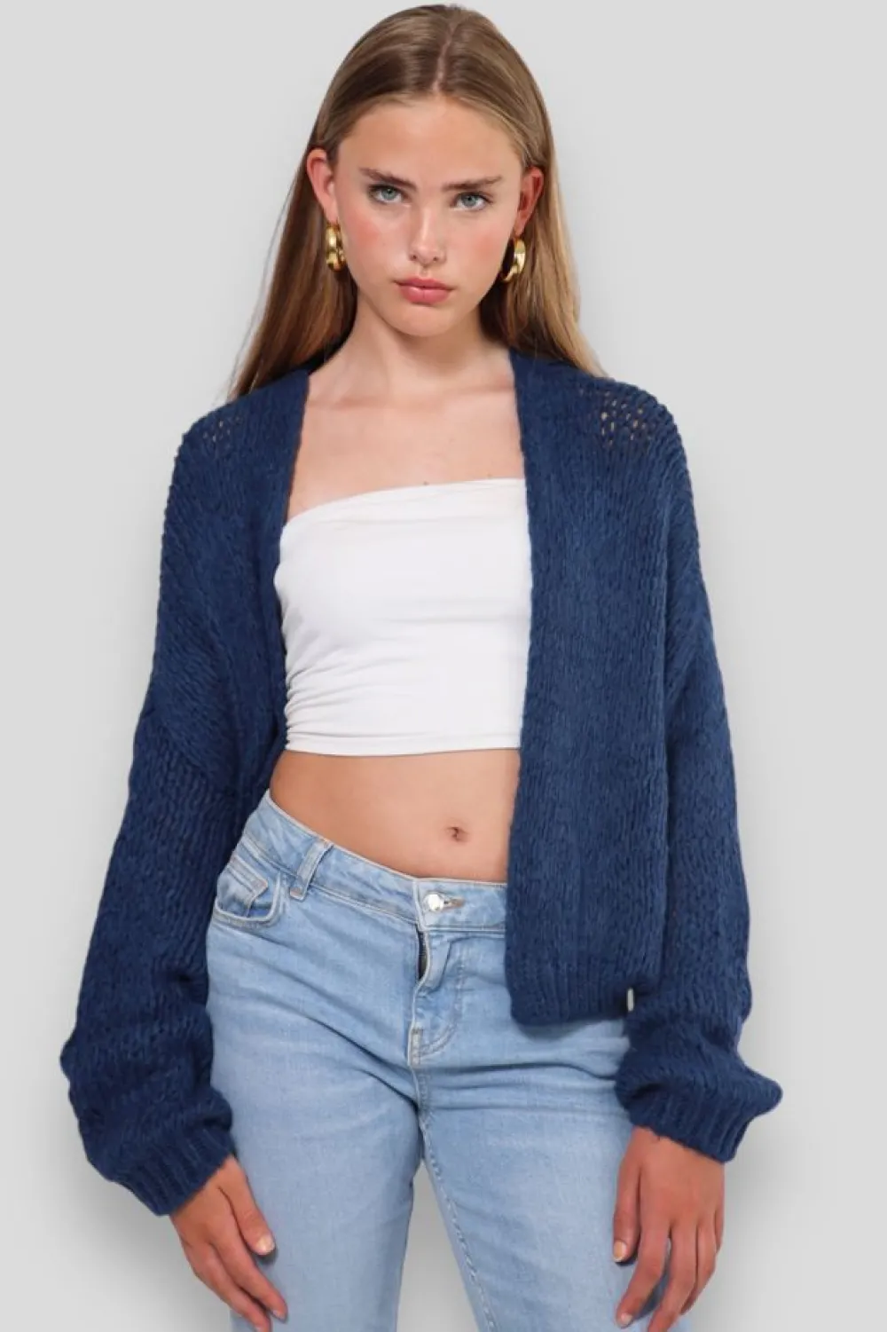 Meet Me There Gilets Et Pulls*Gilet "Keep Me Warm" Petite Rose