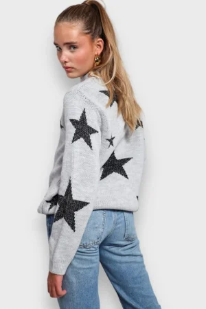Meet Me There Gilets Et Pulls*Pull "Etoile" Paillete