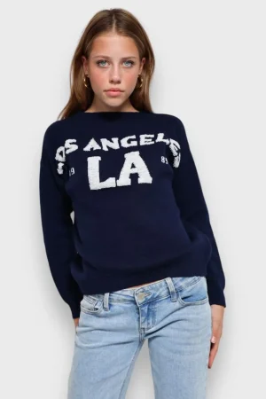 Meet Me There Gilets Et Pulls*Pull "Los Angeles" Marine