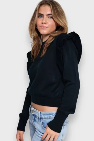 Meet Me There Gilets Et Pulls*Pull "Volant" Marine